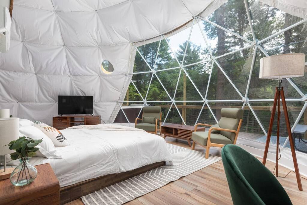 Dream Dome - Romantic Getaway, Hot Tub, Ac, Wifi, National Park 8 Min ลูเรย์ ภายนอก รูปภาพ