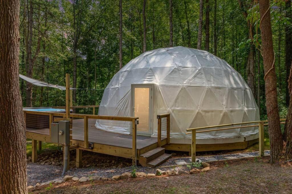 Dream Dome - Romantic Getaway, Hot Tub, Ac, Wifi, National Park 8 Min ลูเรย์ ภายนอก รูปภาพ